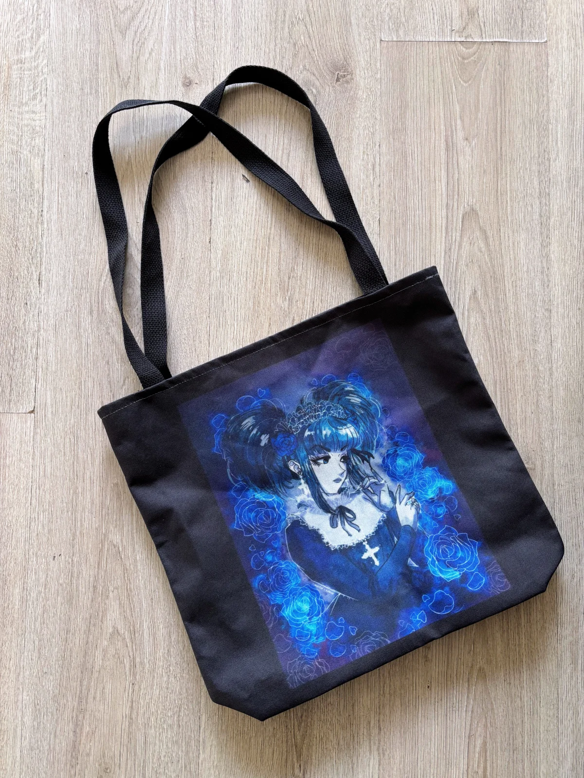Blue Gothic Lolita Tote Bag — image 2