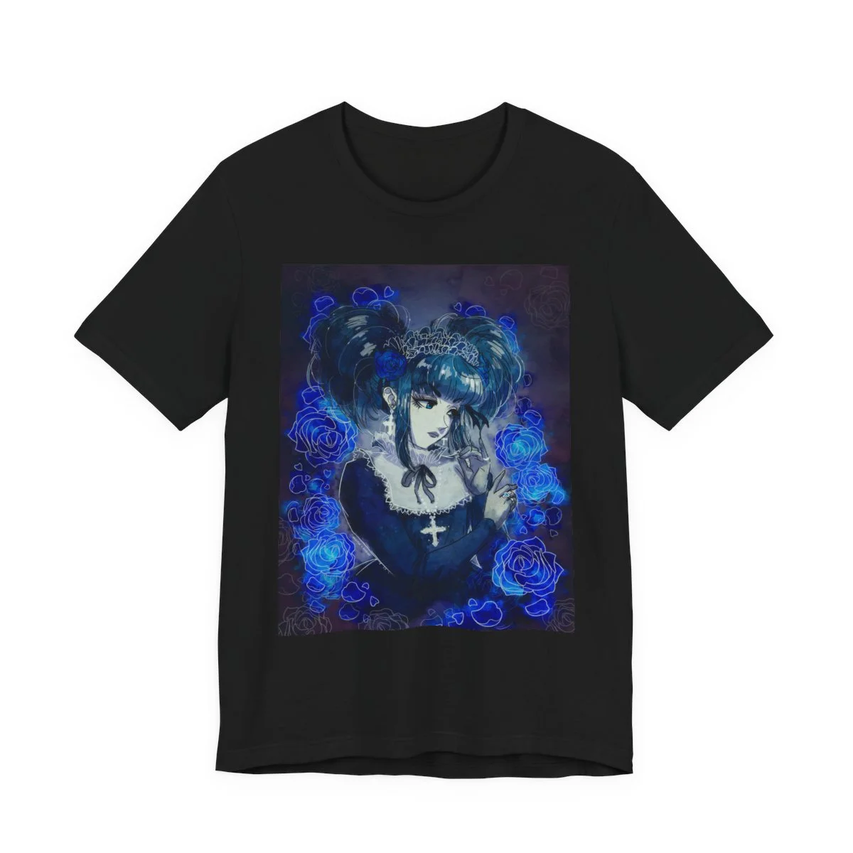 Blue Gothic Lolita T-shirt — image 4