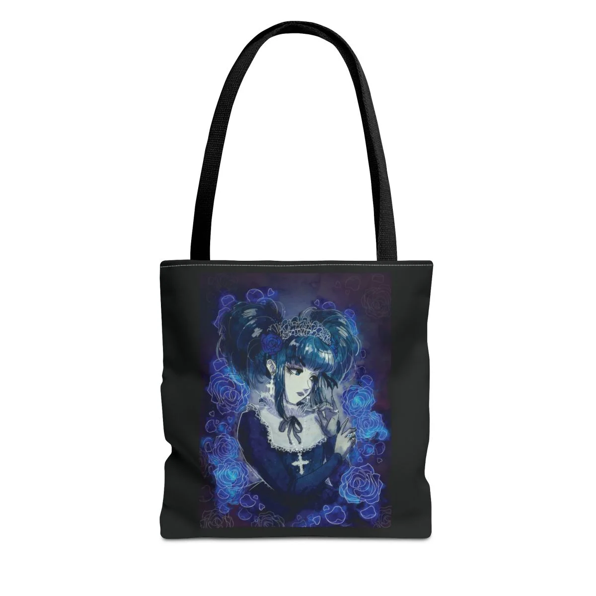Blue Gothic Lolita Tote Bag — image 3
